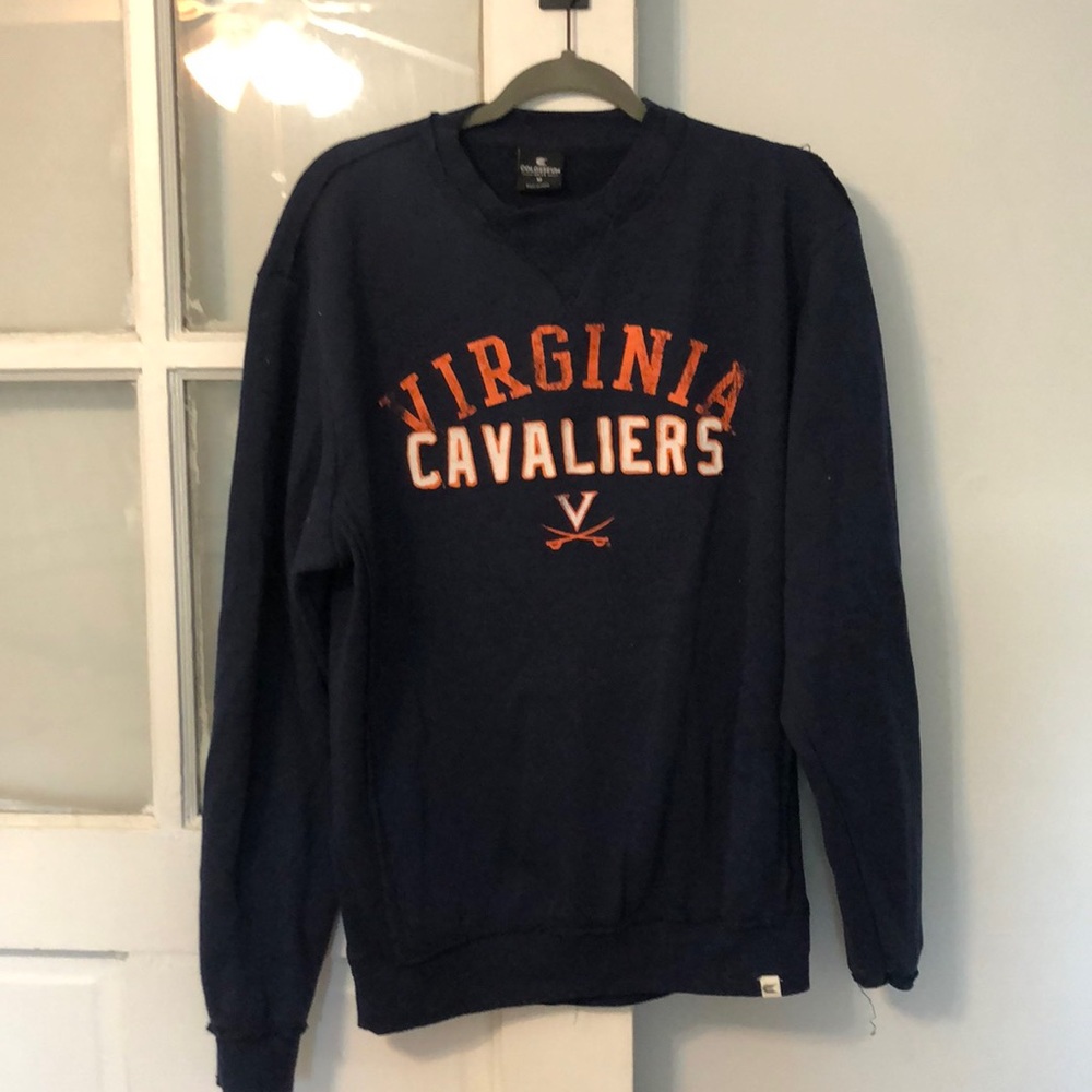 Navy blue University of Virginia crewneck